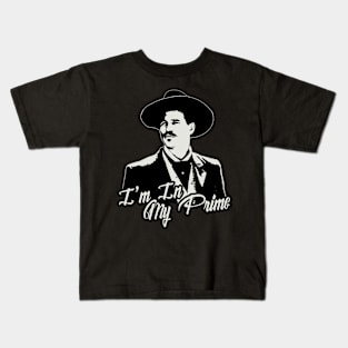 Doc Holiday Tombstone I'm in My Prime Kids T-Shirt